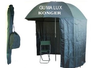 KONGER PARASOL PÓŁ NAMIOT LUX GUMOWANY Z OSŁONĄ