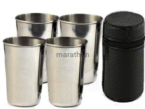 KIELISZKI 4 SZT STAL NIERDZEWNA BIG GAME 150ml W-W