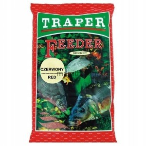 Traper zanęta FEEDER SEKRET CZERWONY RED 1kg WROCŁ