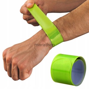 Opaska odblaskowa zaciskowa uniwersalna 40cm ŻÓŁTA