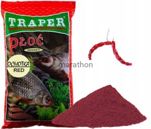 Zanęta Traper Płoć SEKRET OCHOTKA RED 1kg WrocłaW