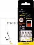 Haczyki Method Feeder Mikado Push Stop włos 4/0,16
