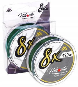 Plecionka Mikado Nihonto Octa Braid 150m GREEN 008