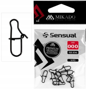 Agrafka spinningowa BN nr 000 4kg 10szt Mikado