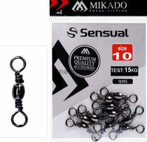 Krętlik baryłkowy Mikado nr10 BN 10szt 15kg WrocłW