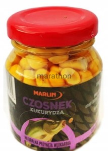 Kukurydza wędkarska haczykowa Marlin 80g Czosnek WrocłaW