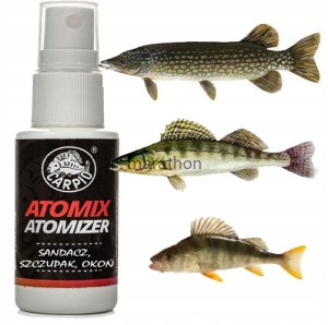 Atomizer Atomix atraktor spray Carpio Sandacz Szczupak Okoń 30ml WrocłaW