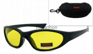 OKULARY rozjaśniające do jazdy w nocy i dni pochmurne +ETUI GRATIS! WrocłaW