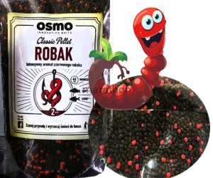 Osmo Classic Pellet zanętowy Robak Czerwony 2mm 800g WrocłaW