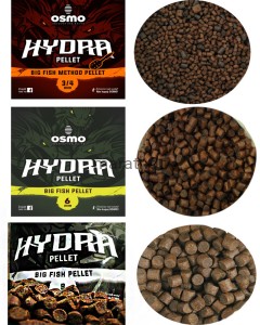 Pellet zanętowy OSMO Hydra 3 SZT Big Fish Pellet 9 mm + 6mm + 3/4 mm - 800G