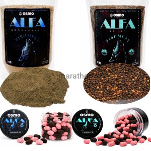 Zestaw zanętowy Osmo 4w1 Alfa Fishmeal Pellet + Zanęta + Wafters + Dumbells