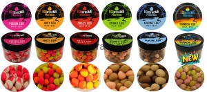Wafters Eggstreme 6szt 7mm 50g Poison Crazy Marine Stinky Juicy Rainbow Egg