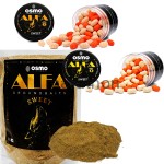Zestaw 3w1 OSMO Alfa SWEET Zanęta 800g + Dumbells 10mm + Wafters Larwa 8mm